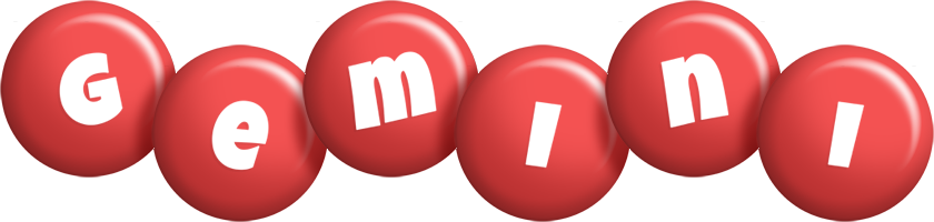 Gemini candy-red logo