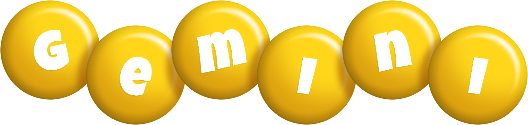 Gemini candy-yellow logo