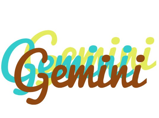 Gemini cupcake logo