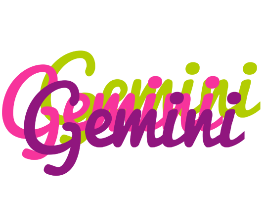 Gemini flowers logo