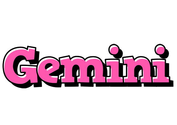 Gemini girlish logo