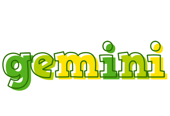 Gemini juice logo