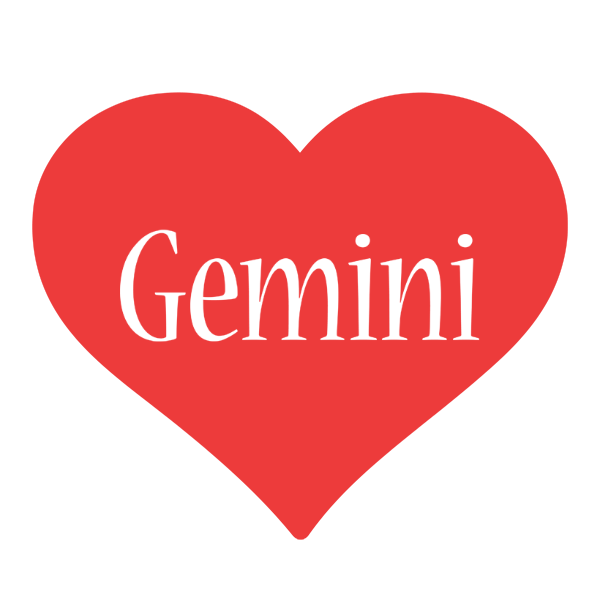Gemini love logo