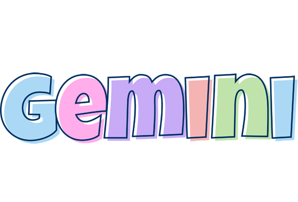 Gemini pastel logo