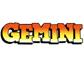 Gemini sunset logo