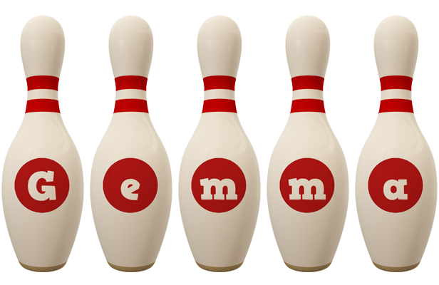 Gemma bowling-pin logo
