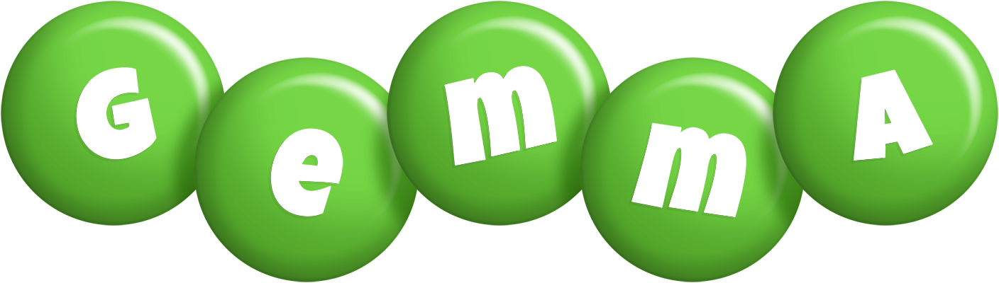 Gemma candy-green logo