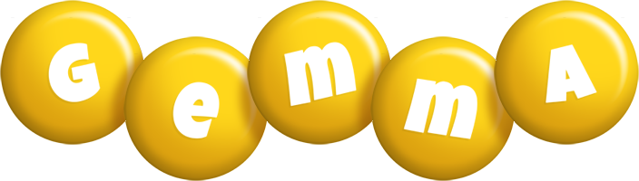 Gemma candy-yellow logo