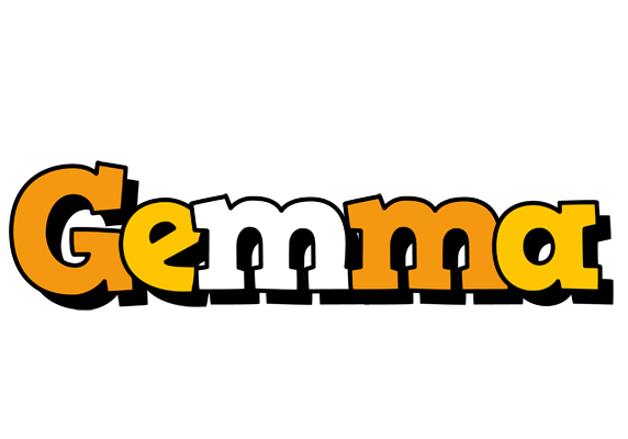Gemma cartoon logo