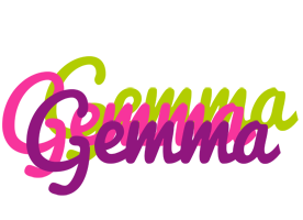 Gemma flowers logo