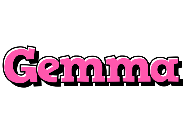 Gemma girlish logo