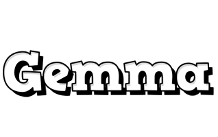 Gemma snowing logo