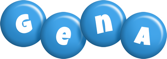 Gena candy-blue logo