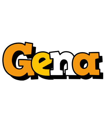 Gena cartoon logo