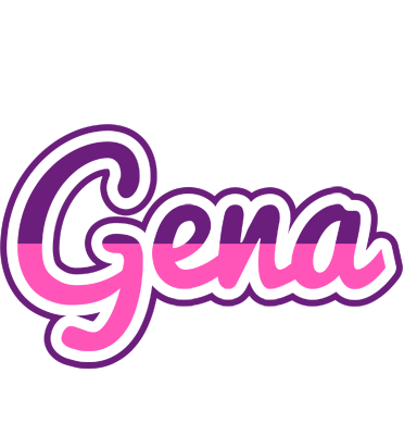 Gena cheerful logo