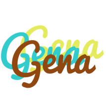 Gena cupcake logo