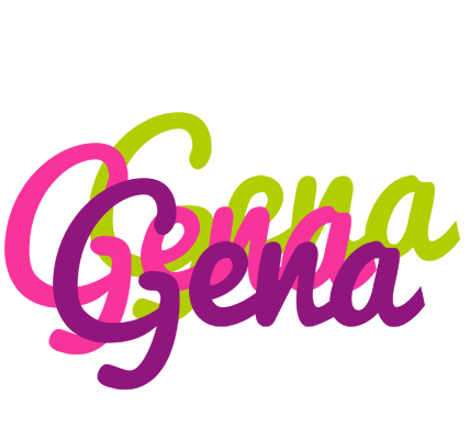 Gena flowers logo