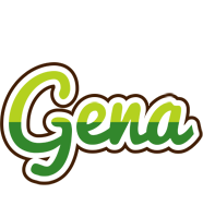 Gena golfing logo