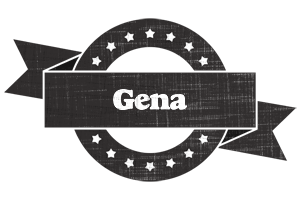 Gena grunge logo