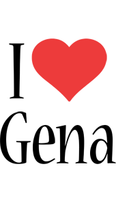 Gena i-love logo