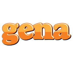 Gena orange logo