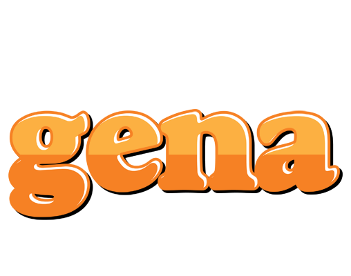 Gena orange logo