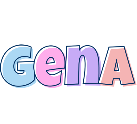 Gena pastel logo
