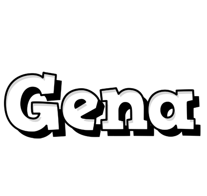Gena snowing logo