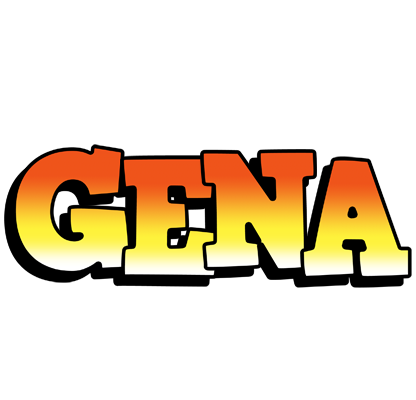 Gena sunset logo