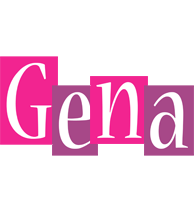 Gena whine logo