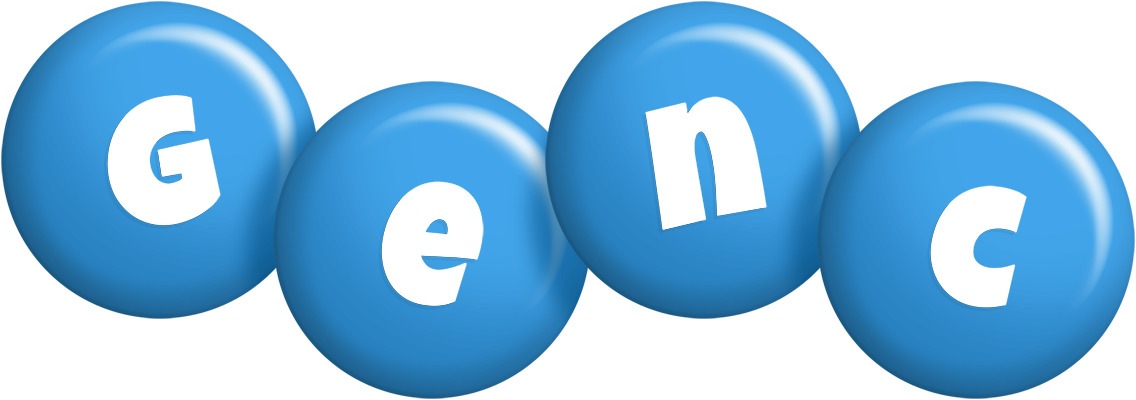 Genc candy-blue logo