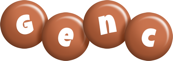 Genc candy-brown logo