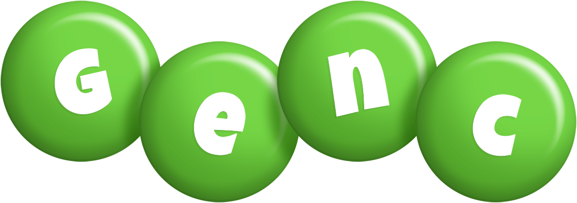 Genc candy-green logo