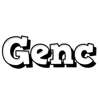 Genc snowing logo