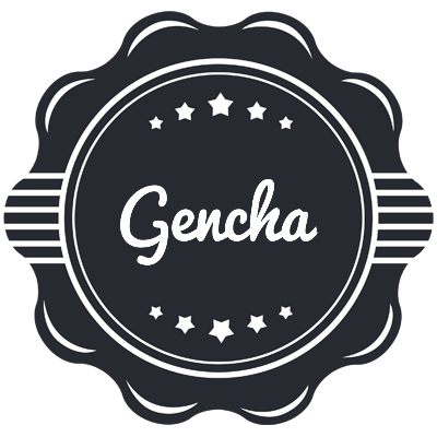 Gencha badge logo
