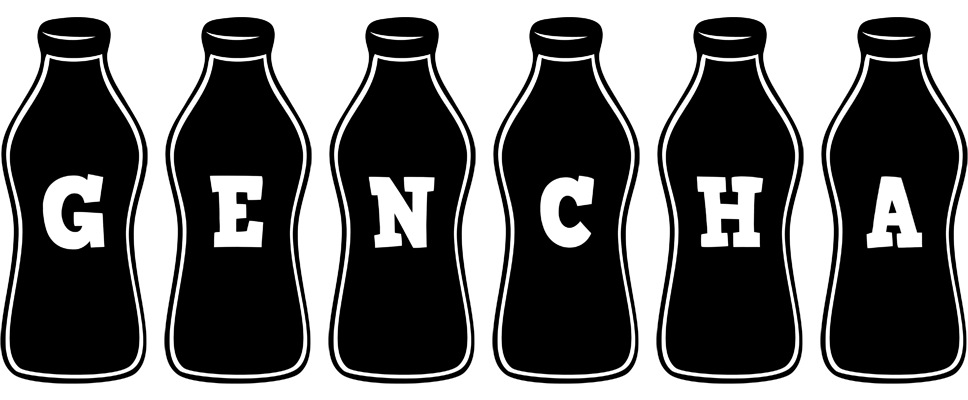 Gencha bottle logo