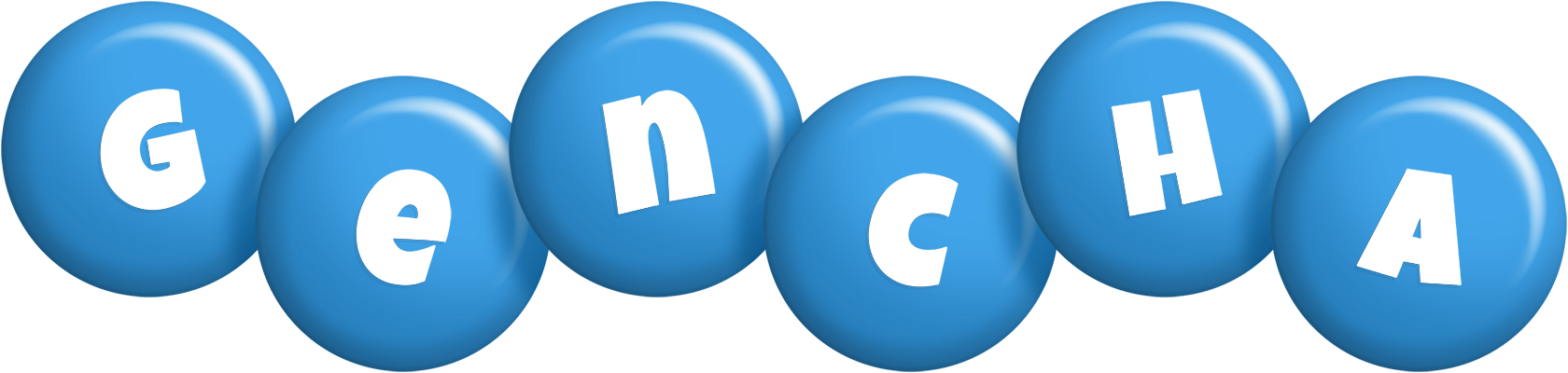 Gencha candy-blue logo