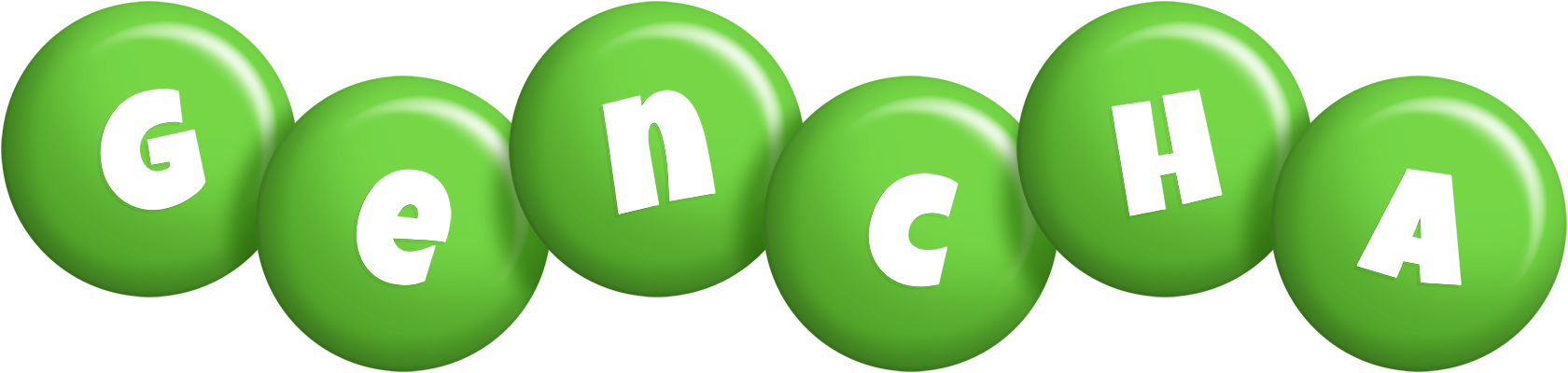 Gencha candy-green logo