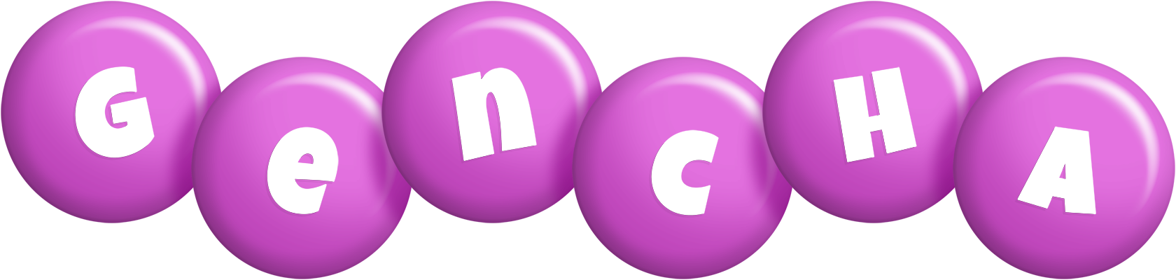 Gencha candy-purple logo