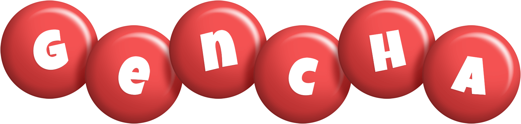 Gencha candy-red logo
