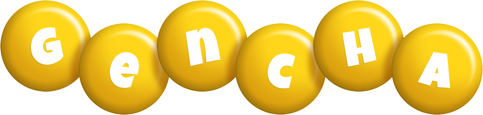 Gencha candy-yellow logo