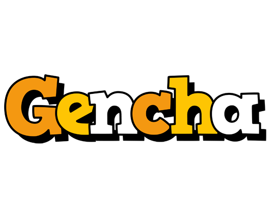 Gencha cartoon logo