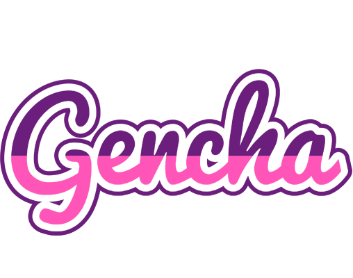 Gencha cheerful logo