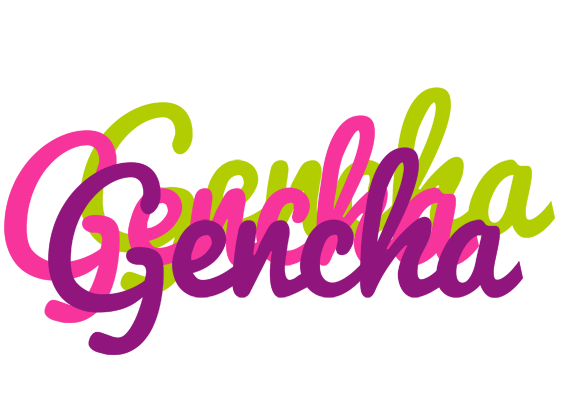 Gencha flowers logo