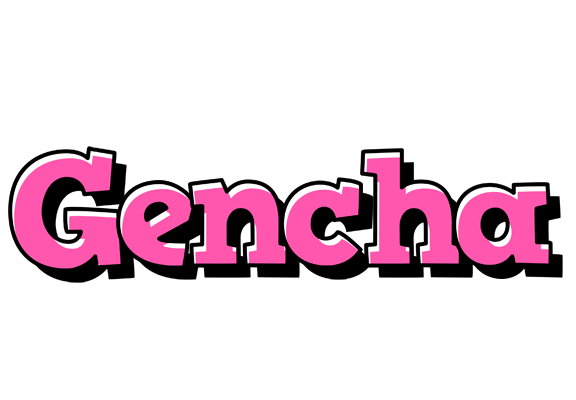 Gencha girlish logo