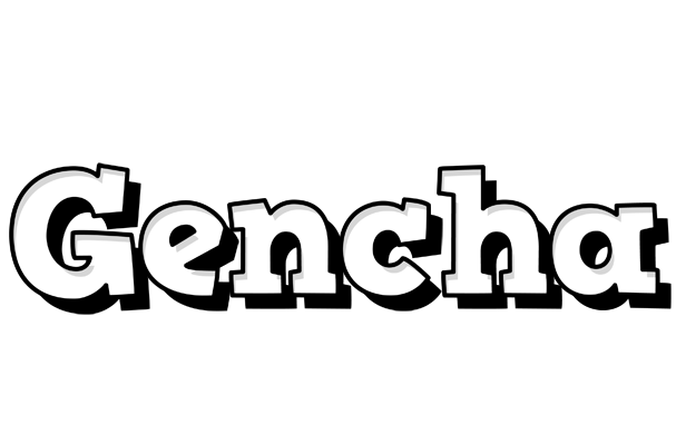 Gencha snowing logo