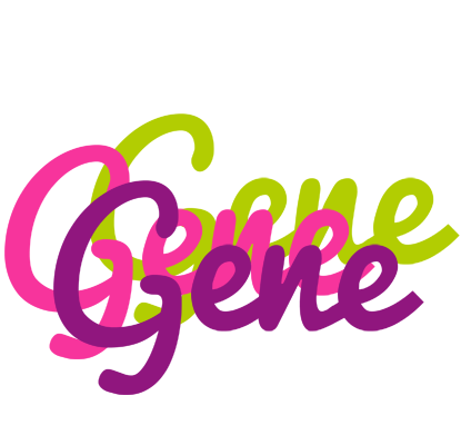 Gene flowers logo