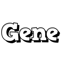 Gene snowing logo