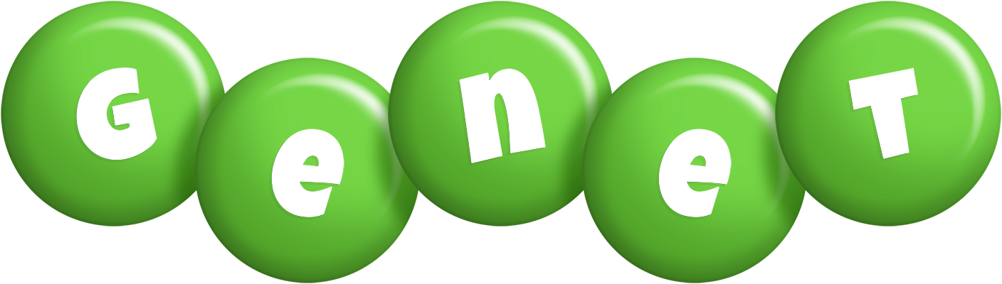 Genet candy-green logo
