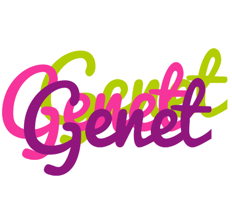 Genet flowers logo